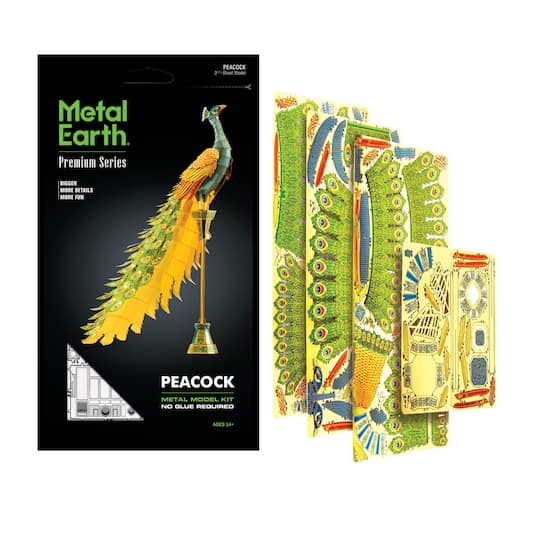 Metal Earth® Premium Series Peacock Metal Model Kit